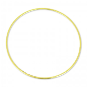 Braccialetto jonc 70 mm Dorato con oro fino x1