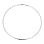 Braccialetto jonc 70 mm rodiato HQ x1