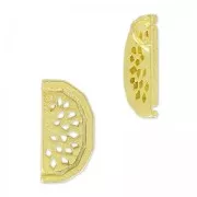 Ciondolo anguria 13 mm dorato x1