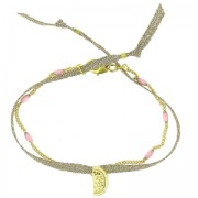 Ciondolo anguria 13 mm dorato x1