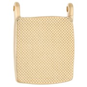 Pendente etnico a rettangolo 24x18 mm - Dorato in oro fino - Rosa