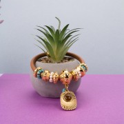 Perla rotonda testurizzata da 13 mm - Placcatura in argento fino invecchiato x1