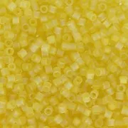 Miyuki Delica 15/0 DBS0854 - Mat Transparent Yellow AB x5g