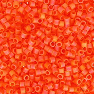 Miyuki Delica 15/0 DBS0872 - Mat Opaque Orange AB x5g
