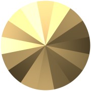 Cabochon Swarovski 1122 Rivoli 14 mm - Crystal Aurum x1|raw }}