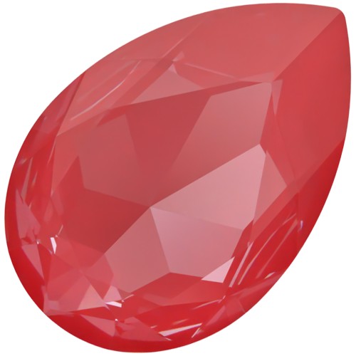 Cabochon Swarovski 4327 30x20 mm - Cristallo Poppy Red Ignite x1