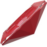 Swarovski 4228 10x5 mm Shuttle - Cristallo Poppy Red Ignite x1