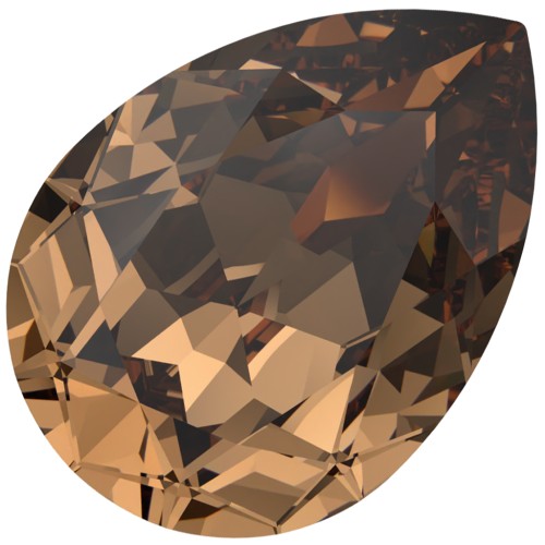 Cabochon Swarovski 4320 8x6 mm - Reinvented Light Smoked Topaz x1