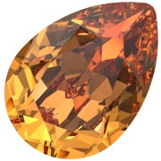 Cabochon Swarovski 4320 14x10 mm - Arancione scuro x1