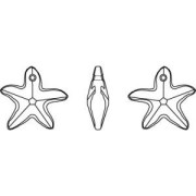 Swarovski Starfish 6721 16 mm - Indicolite x1