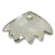 Zinnia Swarovski 6902 16,5x25 mm Ciondolo in cristallo argentato x1