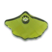 Pendente Ginko Swarovski 6900 mm. 13,5x20 Olivine x1|raw }}