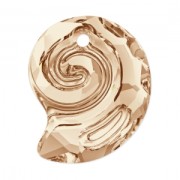 Pendente Sea Snail Swarovski 6731 mm.14 Crystal Golden Shadow semi-mat