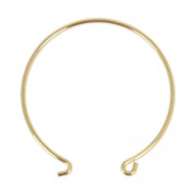Bracciale jonc da decorare 57 mm dorato con oro fino HQ x1|raw }}