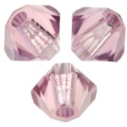 Swarovski crystal spinning tops 5328 3 mm - Light Rose Blue Shade x50