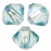 Biconi Swarovski 5328 da 3 mm - Light Turquoise Moonlight x50|raw }}