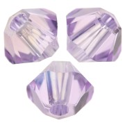 Biconi Swarovski 5328 da 3 mm -Violet Moonlight x50