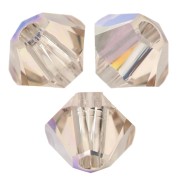 Biconi Swarovski 5328 da 3 mm - Light Silk AB x50|raw }}