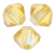 Biconi Swarovski 5328 da 3 mm - Light Topaz AB x50|raw }}
