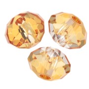 Perla rotonda appiattita Swarovski 5040 6 mm - Dark Orange x1