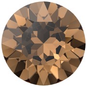 Cabochon Swarovski 1088 8 mm - Topazio fumé chiaro reinventato x1