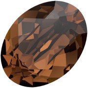 Cabochon Swarovski 4120 8x6 mm - Topazio fumé reinventato x1