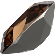 Cabochon Swarovski 4120 8x6 mm - Topazio fumé chiaro reinventato x1