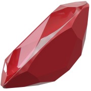 Cabochon Swarovski 4120 14x10 mm - Cristallo Poppy Red Ignite x1