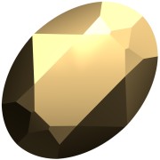 Cabochon Swarovski 4120 18x13 mm - Crystal Aurum x1|raw }}