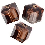 Cubetti Swarovski 5601 da 4 mm - Reinvented Smoked Topaz x8|raw }}