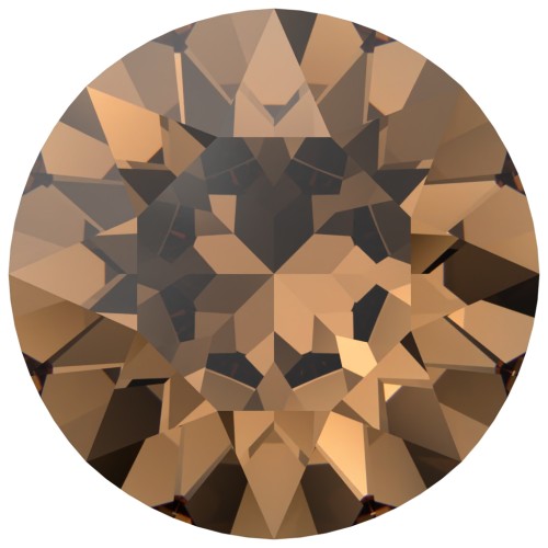 Cabochon Swarovski 1088 6 mm - Topazio fumé chiaro ricreato x1