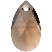 Teardrop Swarovski 6106 22 mm - Topazio fumé chiaro reinventato x1
