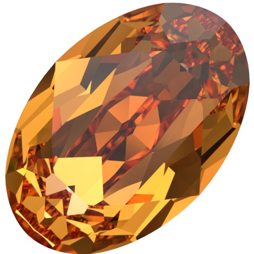 Cabochon Swarovski 4120 6x4 mm - Arancione scuro x1