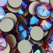 Strass da incollare in cristallo Swarovski 2088 3 mm Fuchsia Shimmer x36