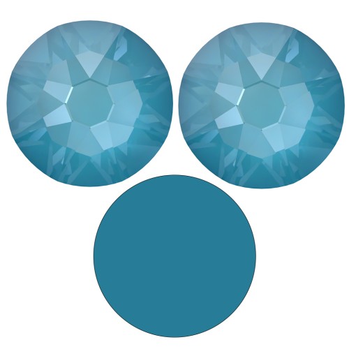 Strass adesivi Swarovski da 3 mm - Crystal Teal Ignite x36