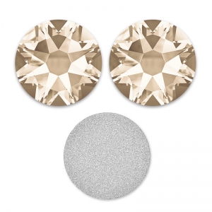Swarovski 4 mm Light Silk strass adesivi x36