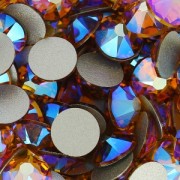 Strass da incollare in cristallo Swarovski 2088 4 mm Topaz Shimmer x36