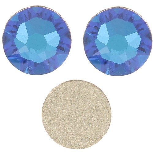 Strass adesivo di cristallo Swarovski 4 mm - Crystal Bermuda Blue x36