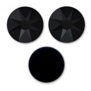 Strass di cristallo Swarovski 6 mm Jet x10