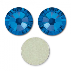 Strass da incollare Swarovski mm. 6 Capri Blue x10