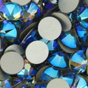 Strass da incollare Swarovski mm. 6 Black Diamond Shimmer x10