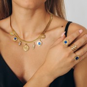 Strass da incollare Swarovski mm. 6 Crystal Bermuda Blue x10