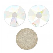 Strass da incollare Swarovski mm. 8 Crystal AB x10