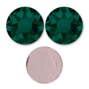 Strass Hotfix Swarovski mm. 3 Emerald x36