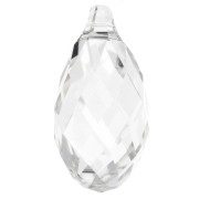 Goccia - Swarovski 6010 17x8.5 mm Goccia - Cristallo Argento x1 Swarovski 6010 17x8.5 mm Goccia - Cristallo Argento x1