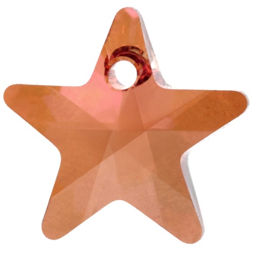 Ciondolo Swarovski Star 6715 14 mm - Cristallo rame x1