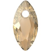 Pendente Swarovski Marquise Cut 6437 9x4.5 mm - Crystal Golden Shadow x1