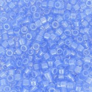 Miyuki Delica 11/0 DB1475-1 - Trasparente, azzurro cielo chiaro lucido x 8 g