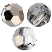 Swarovski 5000 4 mm perline rotonde - Cristallo metallizzato oro chiaro x20