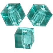 Cubo Swarovski 5601 6 mm - Verde Caraibi Reinventato x1
